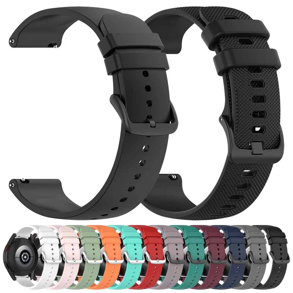Силиконовый ремешок для часов Garmin Venu 3s Band Forerunner 265 255M Music Vivoactive 4