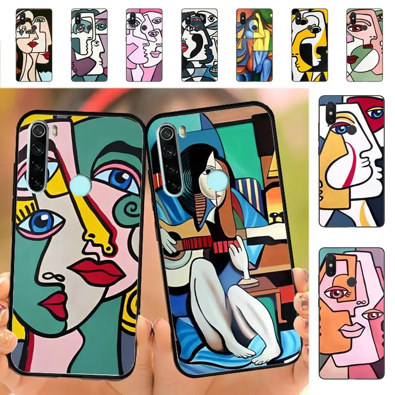 

Picasso Abstract Art Painting Phone Case for Redmi Note 8 7 9 4 6 pro max T X 5A 3 10 lite pro