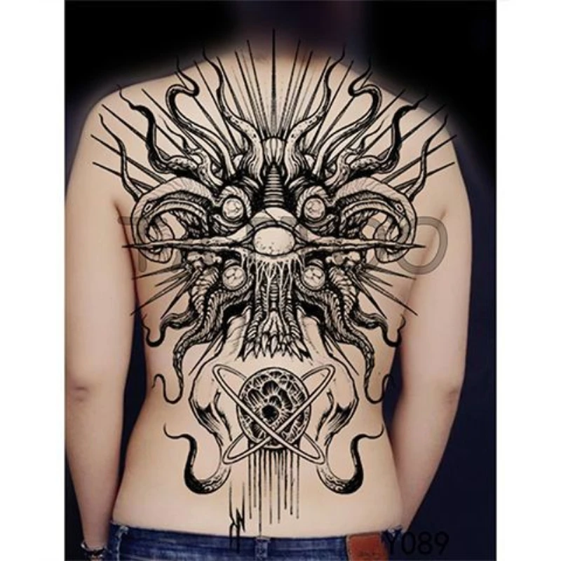 Водостойкие Временные татуировки планета для женщин и мужчин тату-наклейки в