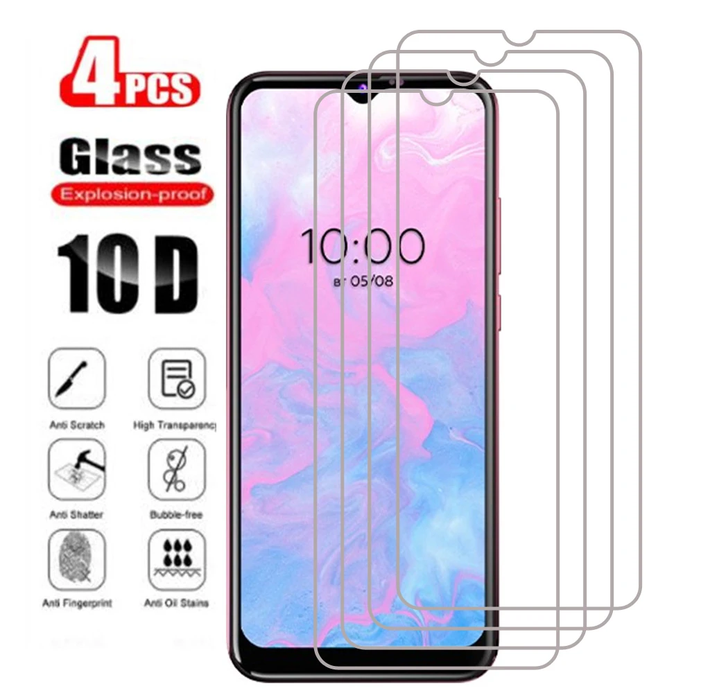 

4Pcs Protection Glass For BQ 6630L Magic L 6631G Surf 5518G Jeans 5530L Intense 5535L Tempered Screen Protector Cover Film