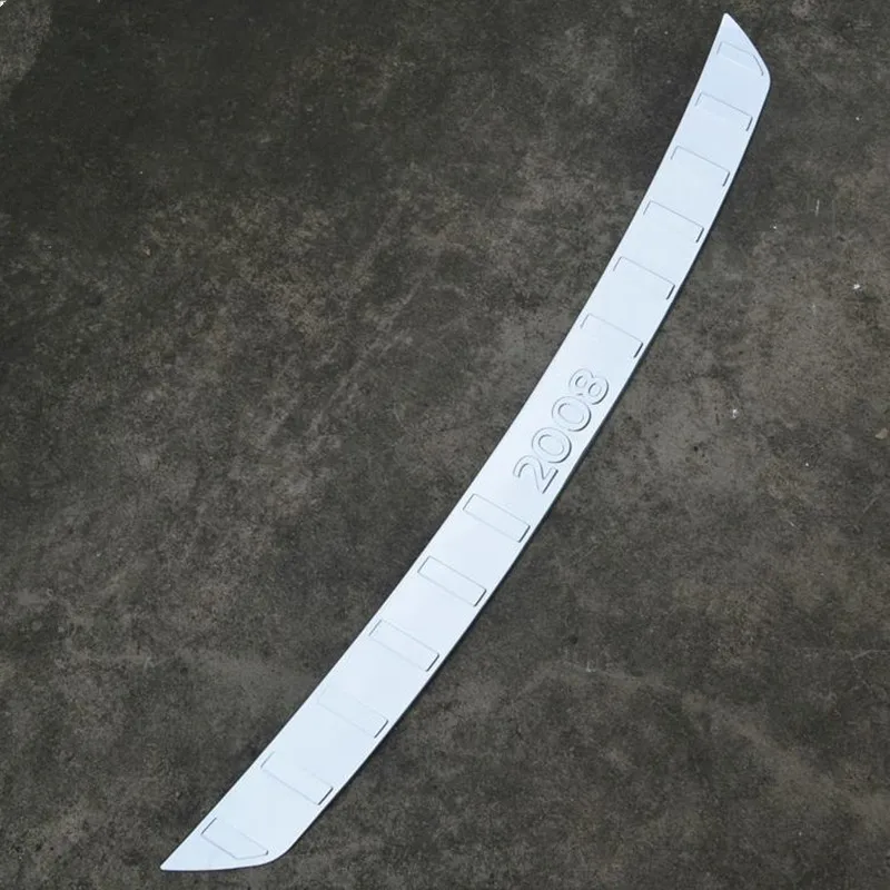 

Car-covers High quality stainless steel Rear bumper Protector Sill fit For 2014 2015 2016 Peugeot 2008 Car-styling