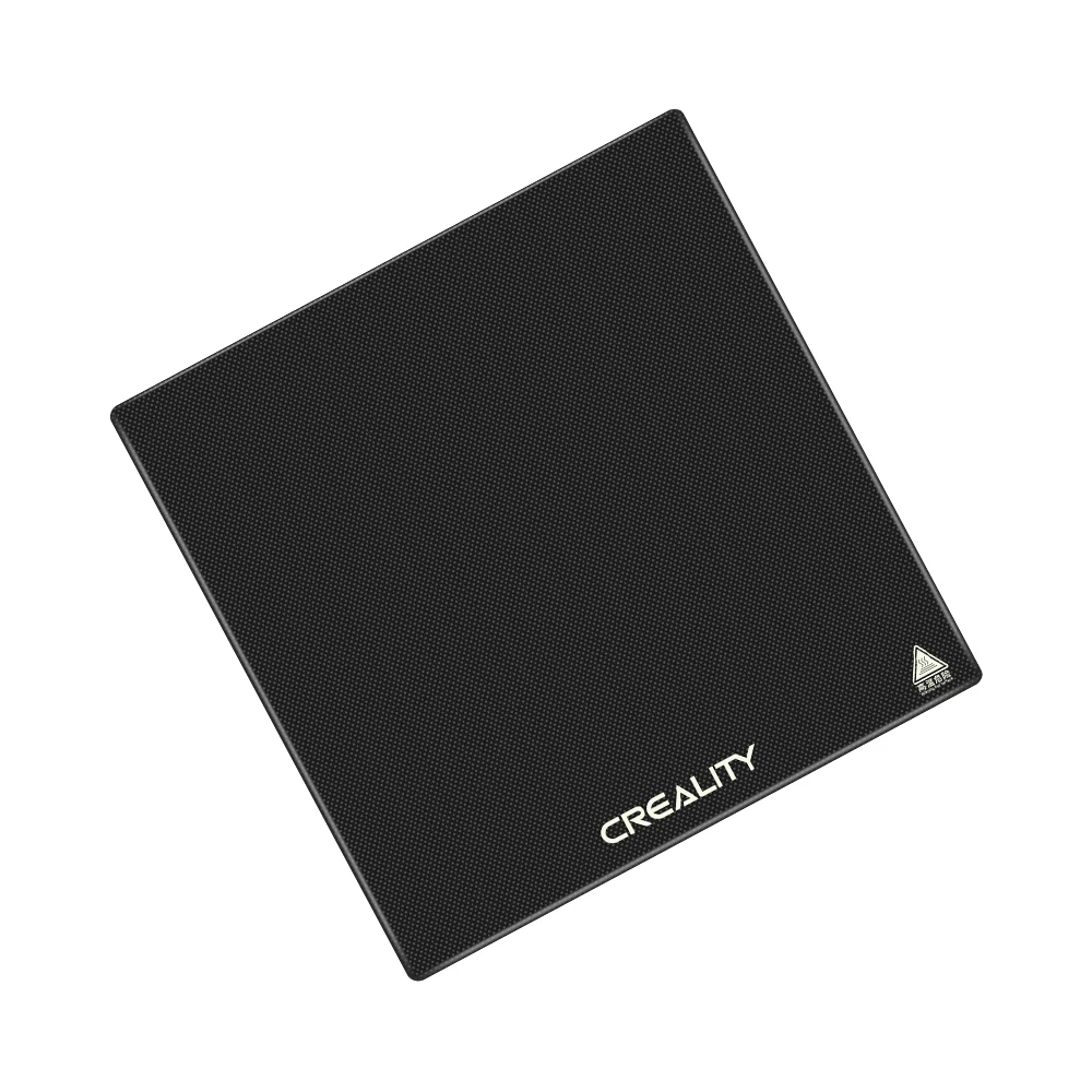 Фото Платформа Creality CR-10 Smart из карборундового стекла 310×315×4 мм для 3D-печати моделей, легко снимаемая с принтера №2