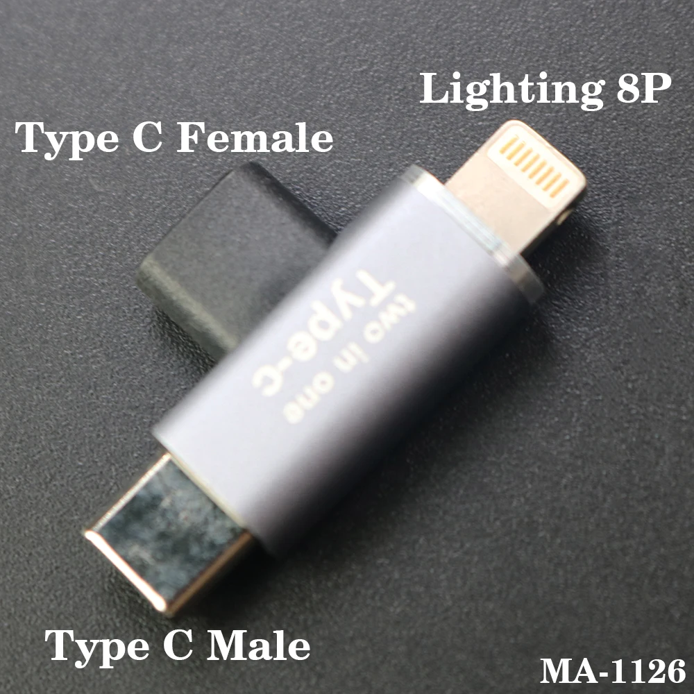 Разъем 2 в 1 Type C для Iphone 12 11 Xiaomi Samsung S21 S20 адаптер OTG USB Женский конвертер Micro Type-C |