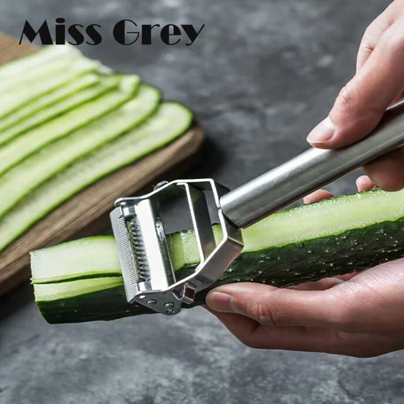 

Stainless Steel Peeler Vegetable Cutter Potato Cucumber Carrot Grater Tools Kitchen Gadgets Manual Fruits Vegetables Slicer