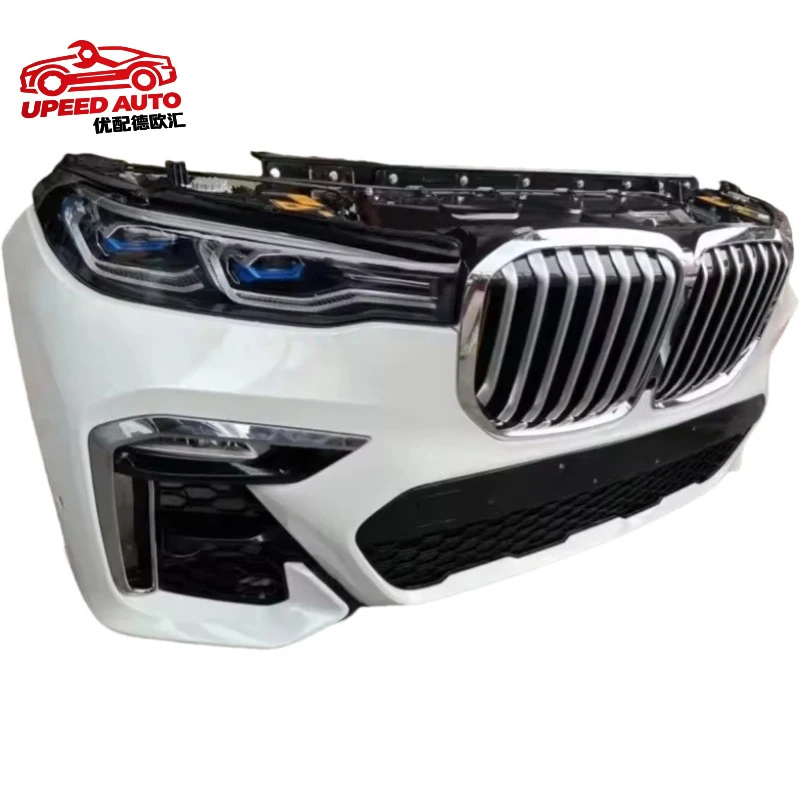 Фото Подходит для BMW X7, G07: накладка на бампер, передний бампер в сборе, капот, крыло, оригинальные детали кузова с разборки. №2