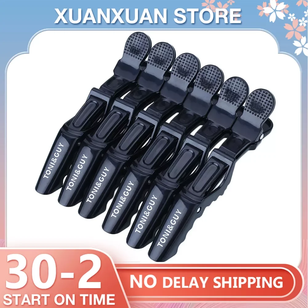 

NEW IN Plastic Hair Clip Hairdressing Clamps Claw Section Alligator Clips Barber For Salon Styling Hair Accessories Hairpin