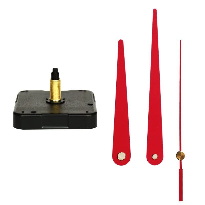 12888 15 мм длинный черный винт оси развертки винта типа принадлежность для часов Кварцевый механизм с 04083 красными стрелками часов набор часов DIY