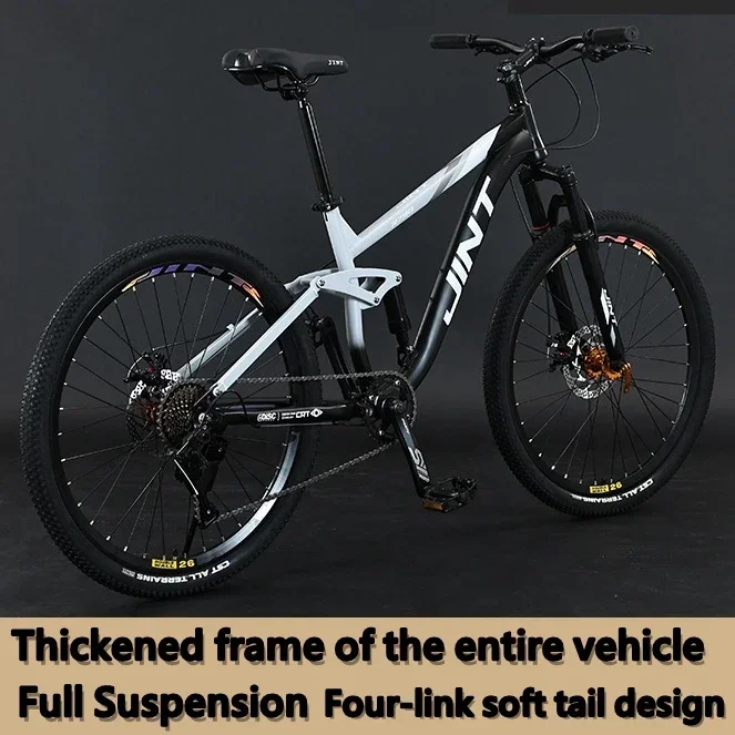 26-дюймовый MTB дисковый тормоз с полной подвеской горный велосипед Softail