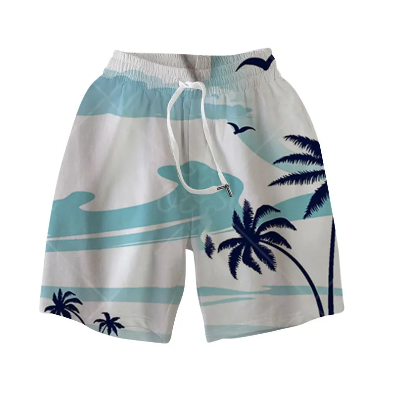 

2023 Summer New Fashion Men's Shorts Hawaiian Beach Pants Comfortable Breathable Ultra-thin Quick-drying Pants Pattern Printing