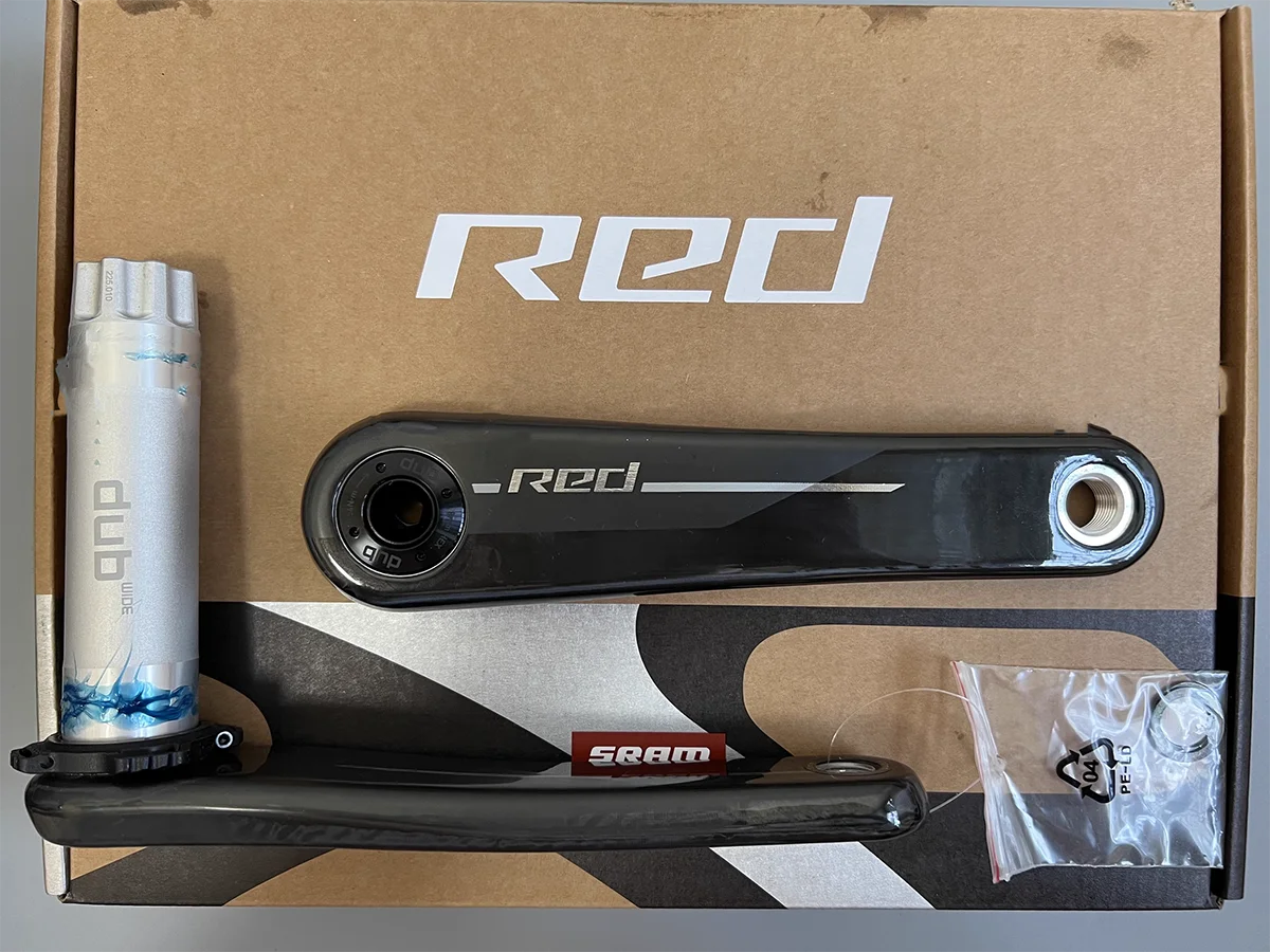 2025 SRAM красный шатун в сборе все Road DUB BBs WIDE 8-bolt интерфейс совместим с питанием