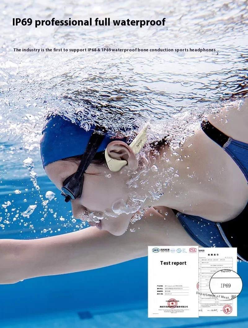 Bluetooth-наушники Nank Runner Pro5 с костной проводимостью профессиональные