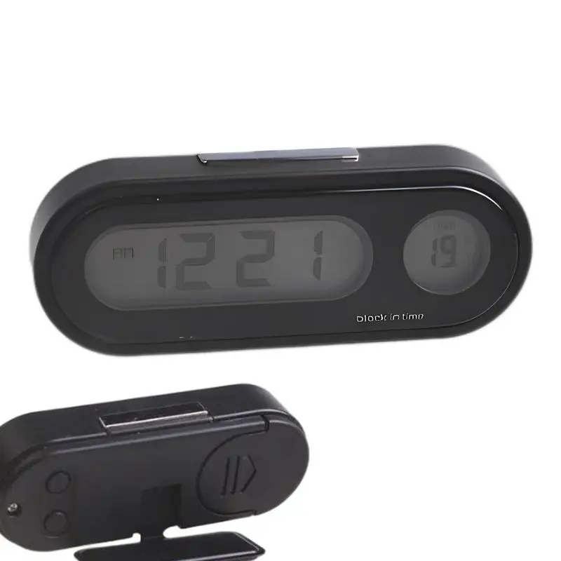 

Mini Electronic Car Clock Time Watch LCD Backlight Digital Display Car Styling Accessories Outdoor Personal Part For Car
