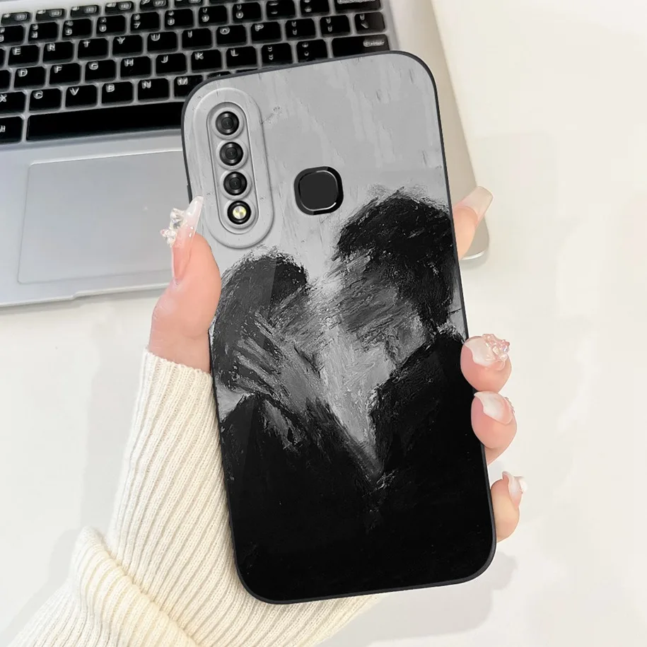 For Infinix S4 2019 Case X626 X626B X610B Cover Cute Panda Cartoon Shockproof Silicone Soft Cases Smart 3 Plus Funda