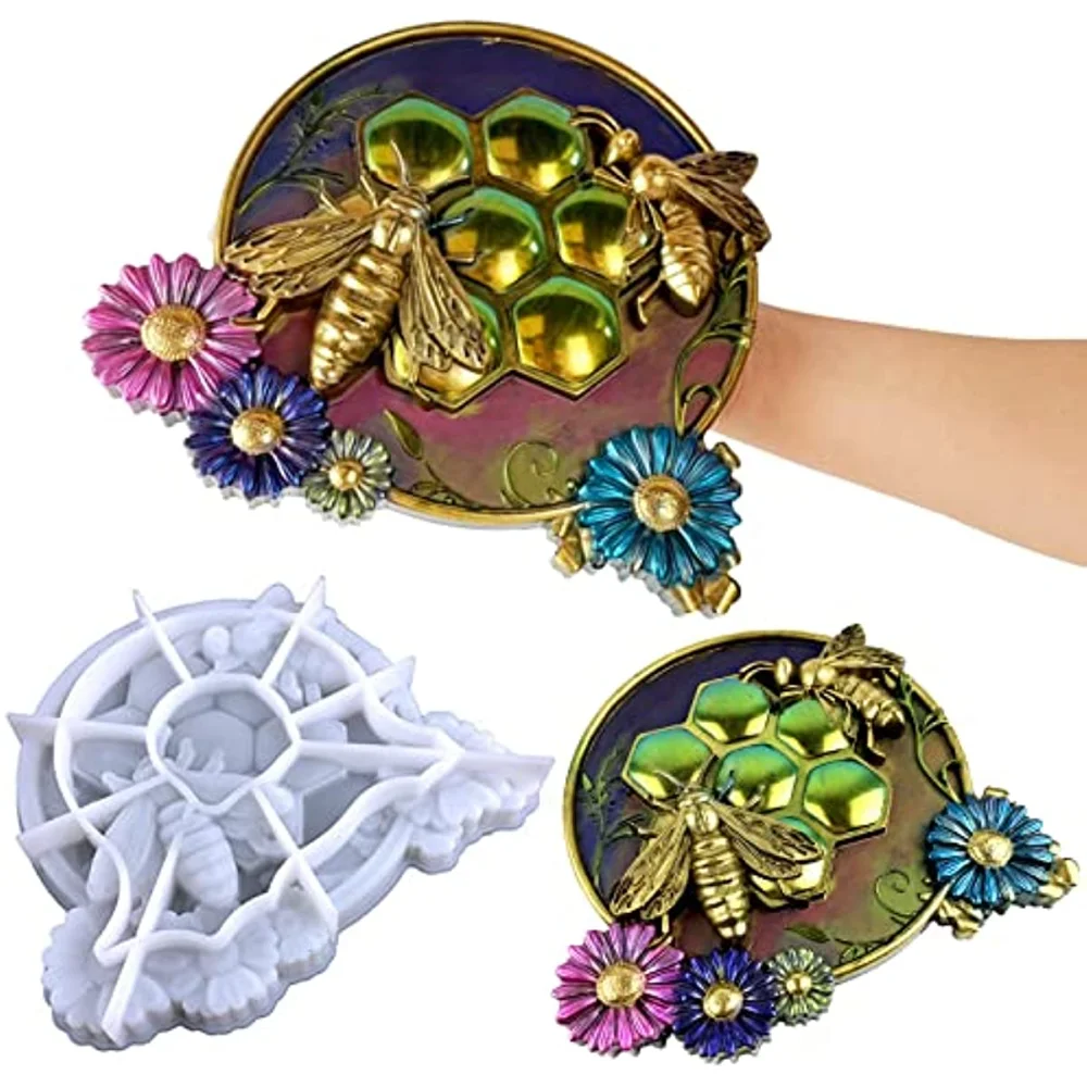 

Пчелиная сотовая искусственная поделка «сделай сам» дверь Настенный декор большое насекомое эпоксидное литье формы