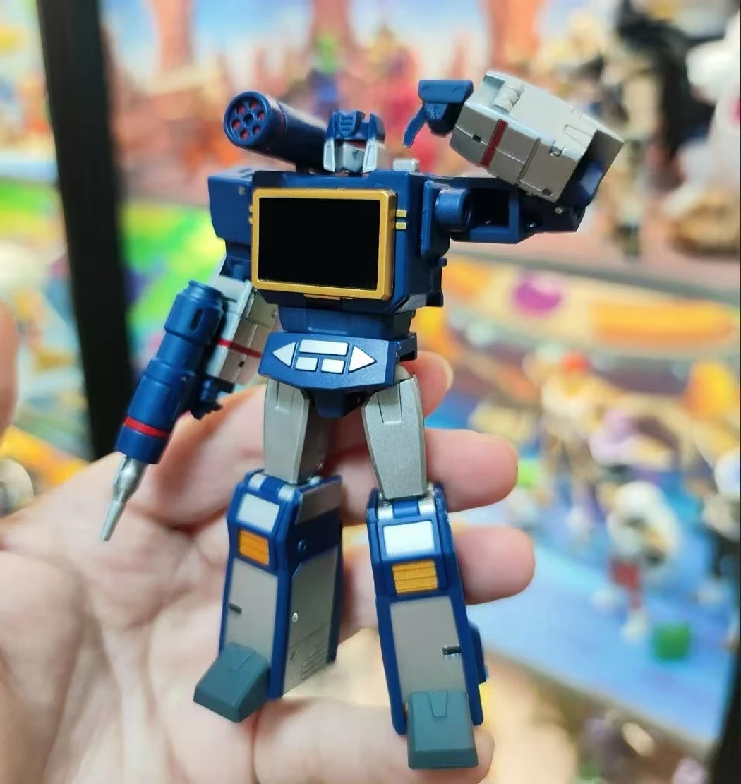 Фото MS-TOYS MS B27S Мини-трансформер Саундвейв, аниме-модель, 11 см, фигурка-робот, игрушка-трансформер, подарок для взрослых, коллекционная модель №5