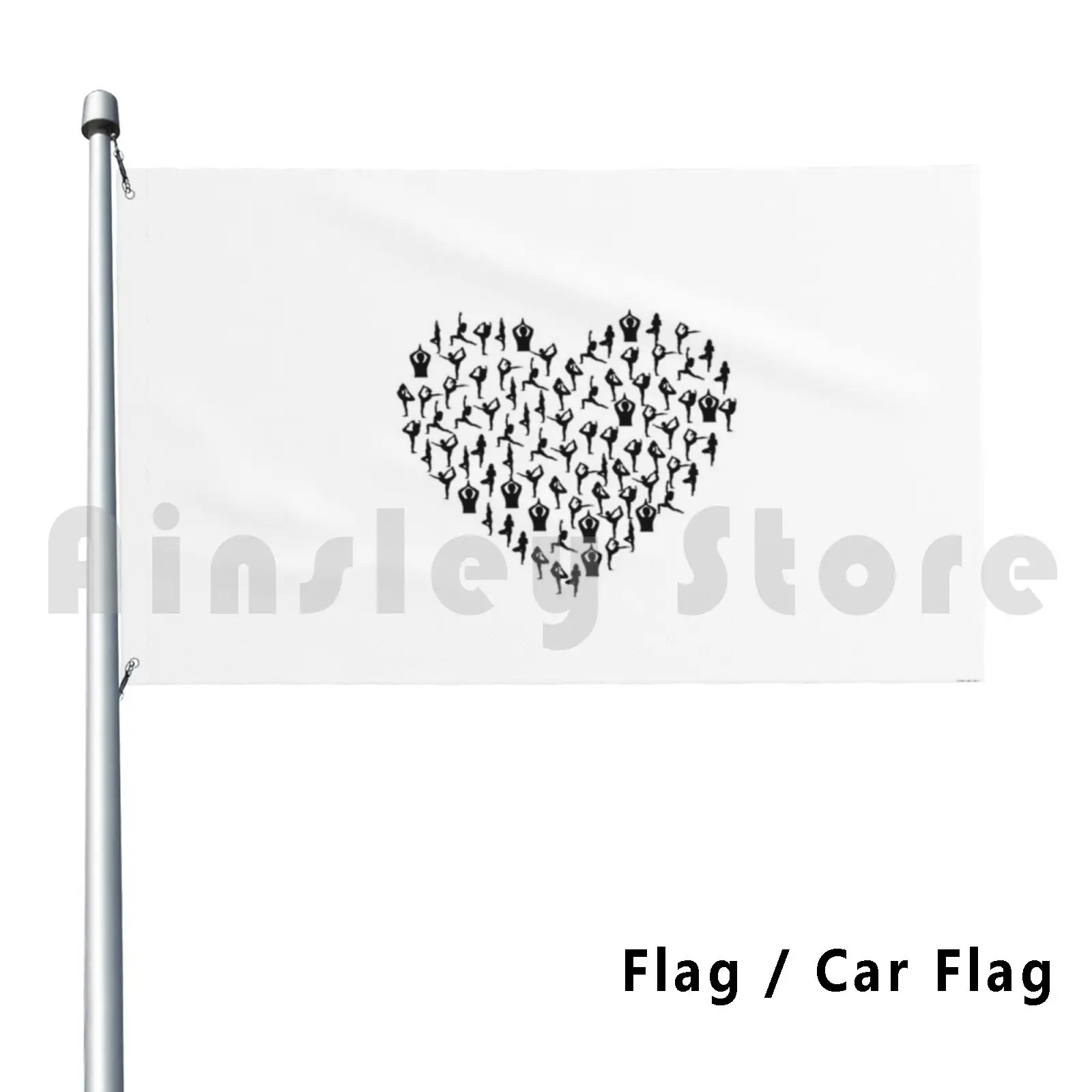 

Yoga-Gift Flag Car Flag Funny Yoga Meditation Meditation