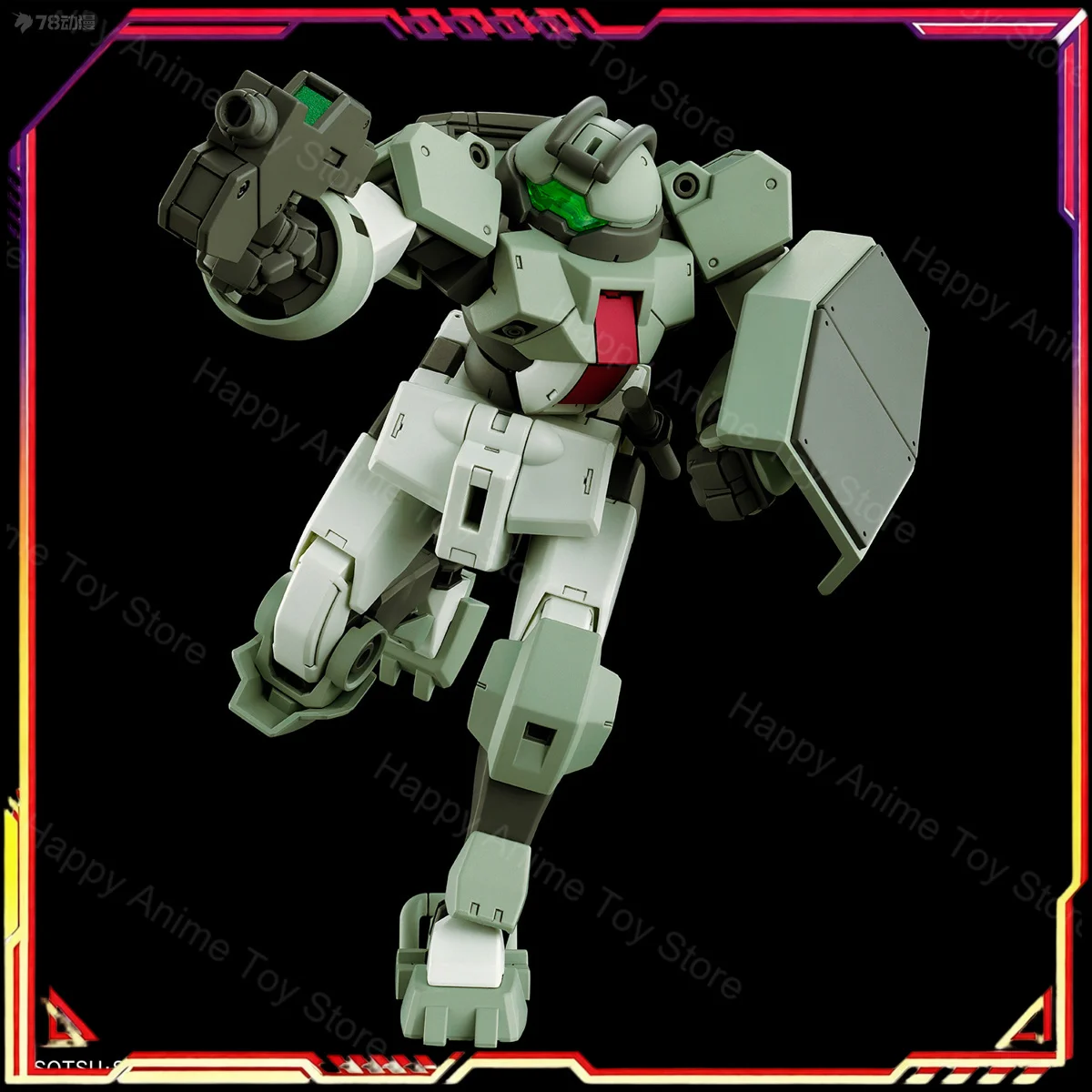 Фото В наличии: Оригинальный набор Bandai HG Gundam Mercury's Witch Series DEMI TRAINER и комплект расширительных деталей. Аниме-модель для сборки, игрушка, подарок. №5