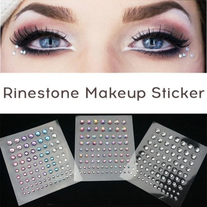 

Jewel Eyes Makeup Crystal Eyes Sticker Tattoo Diamond Makeup Eyeliner Party Eyeshadow