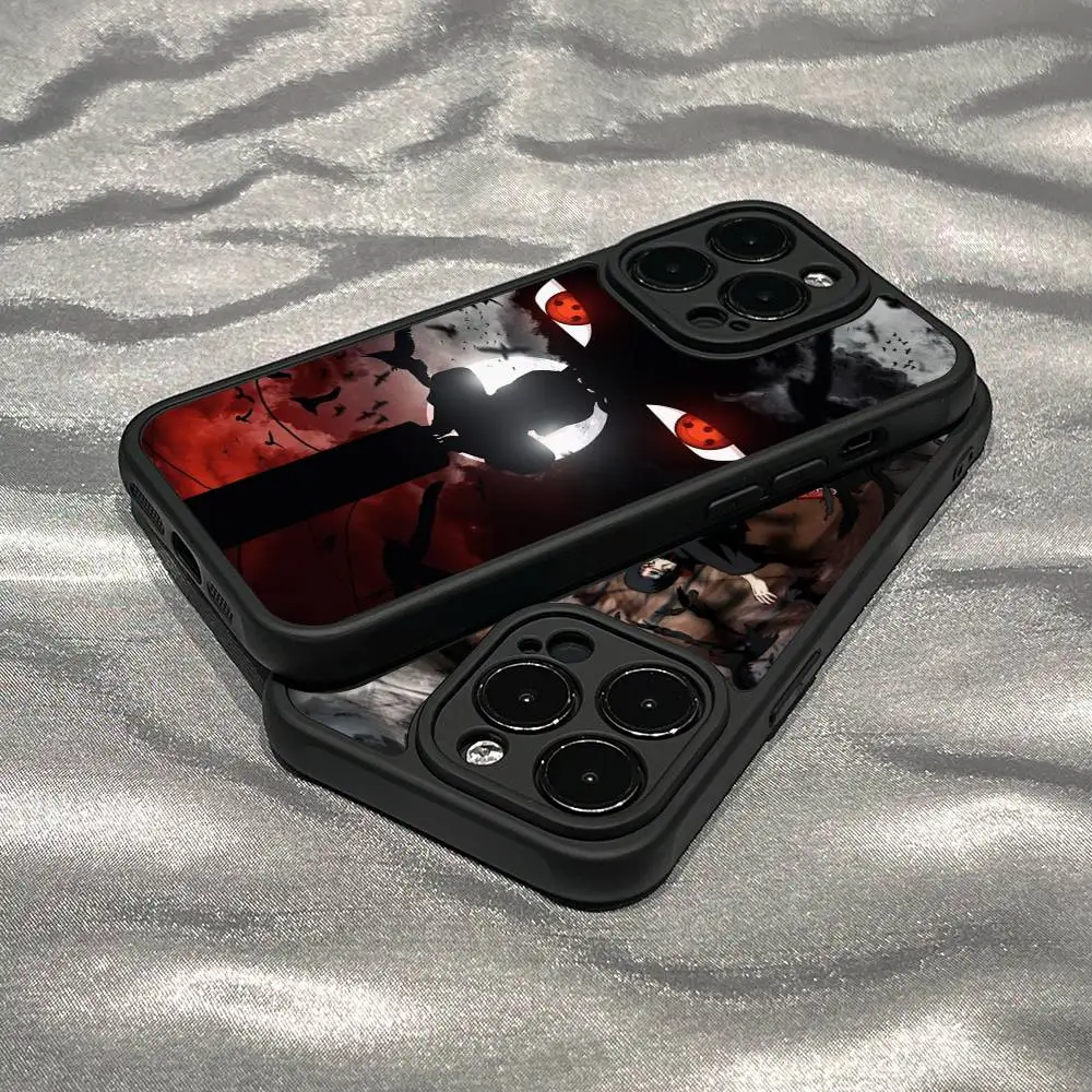 Фото Классический чехол для телефона U-Uchiha Itachi с аниме для IPhone 11, 12, 13, 14, 15, 16, 17 Pro Max Plus, противоударный защитный чехол №2