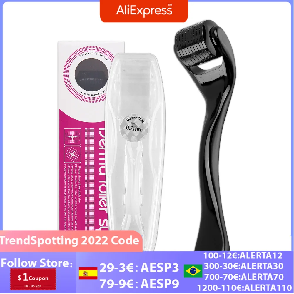 

10Pcs Mesoroller for Hair MTS Scalp Beard Face Roller Professional Dermaroller Microneedling Roller Beard Growth Kit Beard Care