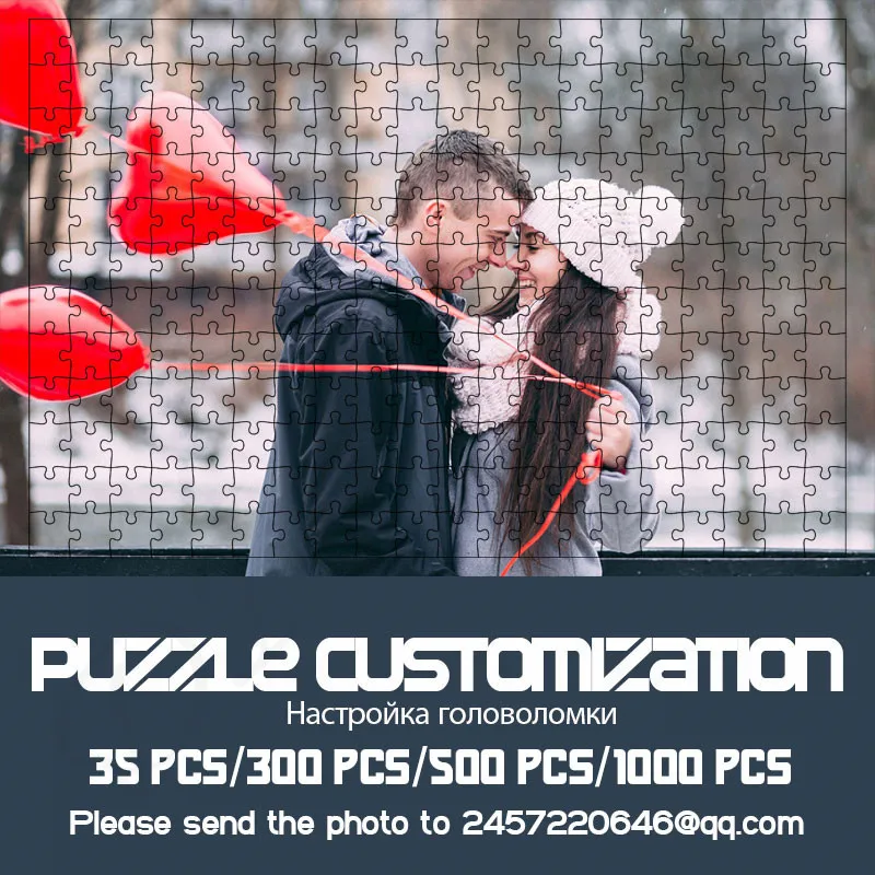 

Personalized Paper Puzzles Custom Picture Custom Puzzles Disney Bandai for Kids Adult Couples Family Birthday Anniversary Gifts
