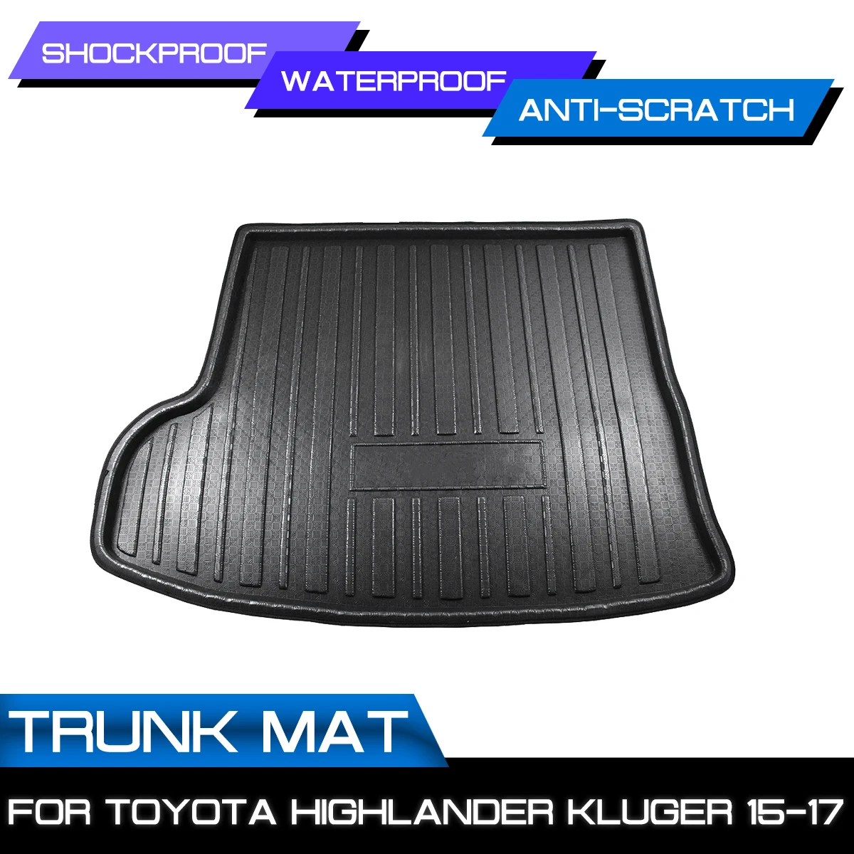

Car Rear Trunk Boot Mat Waterproof Floor Mats Carpet Anti Mud Tray Cargo Liner For Toyota Highlander Kluger 2015-2017