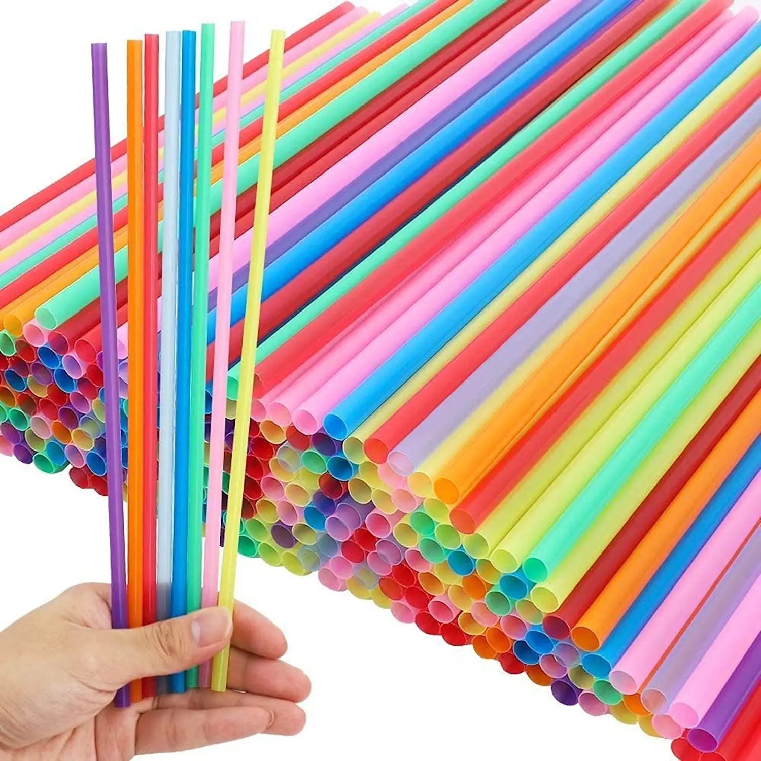 

Disposable Drinking Straws Plastic Straws Bubble Tea Straw Kitchen Accessories For Drinks Pipes Hen Party Cocktail Tubes 100Pcs