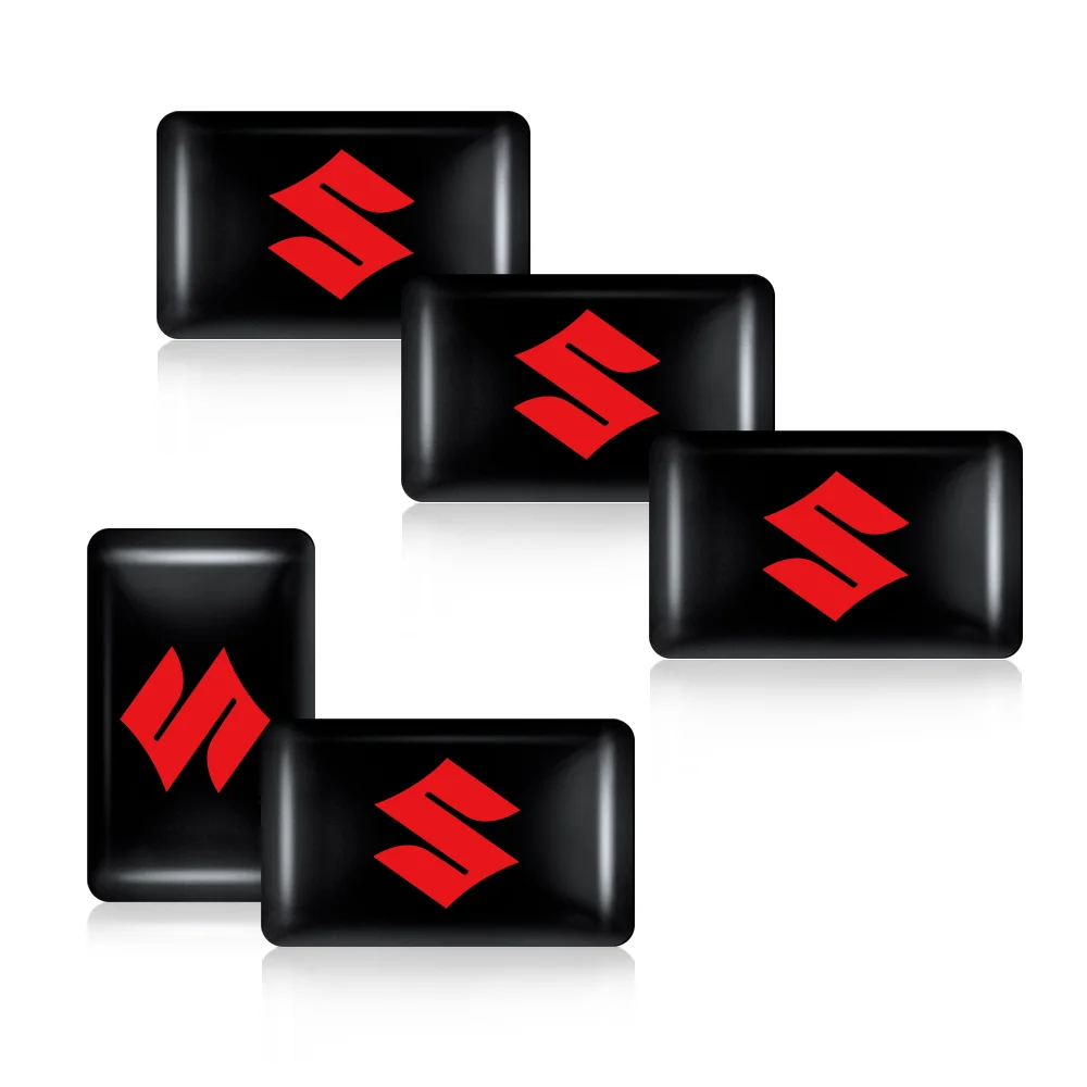 

5/10 шт., наклейки с логотипом автомобиля, интерьерные значки, эмблемы, украшения, автоаксессуары для Suzuki Swift Jimny Grand Vitara Samurai Baleno