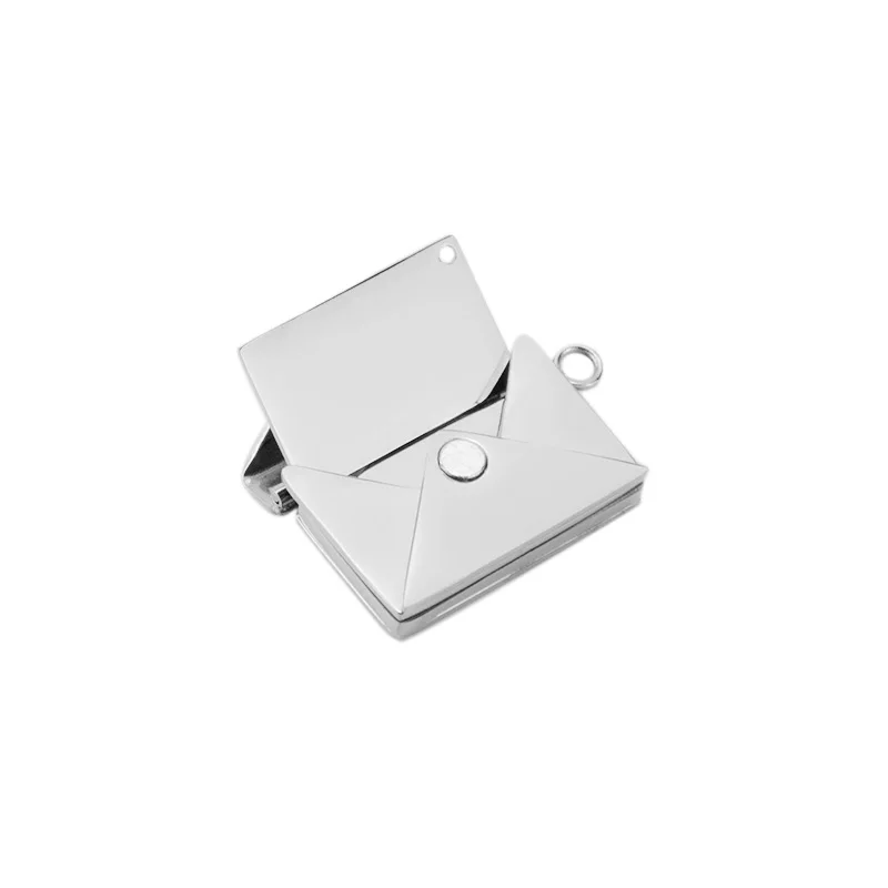 20 шт./партия конверт из нержавеющей стали с надписью Love