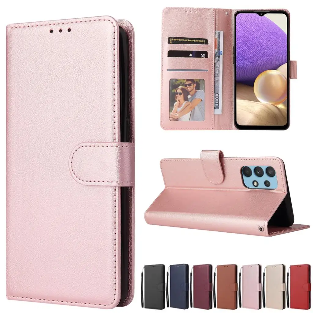 

Leather Case for Samsung Galaxy A02S A10 A12 A21S A31 A20E A40 A41 A42 A50 A51 A72 A71 A52 A32 A22 A82 Flip Wallet Protect Cover