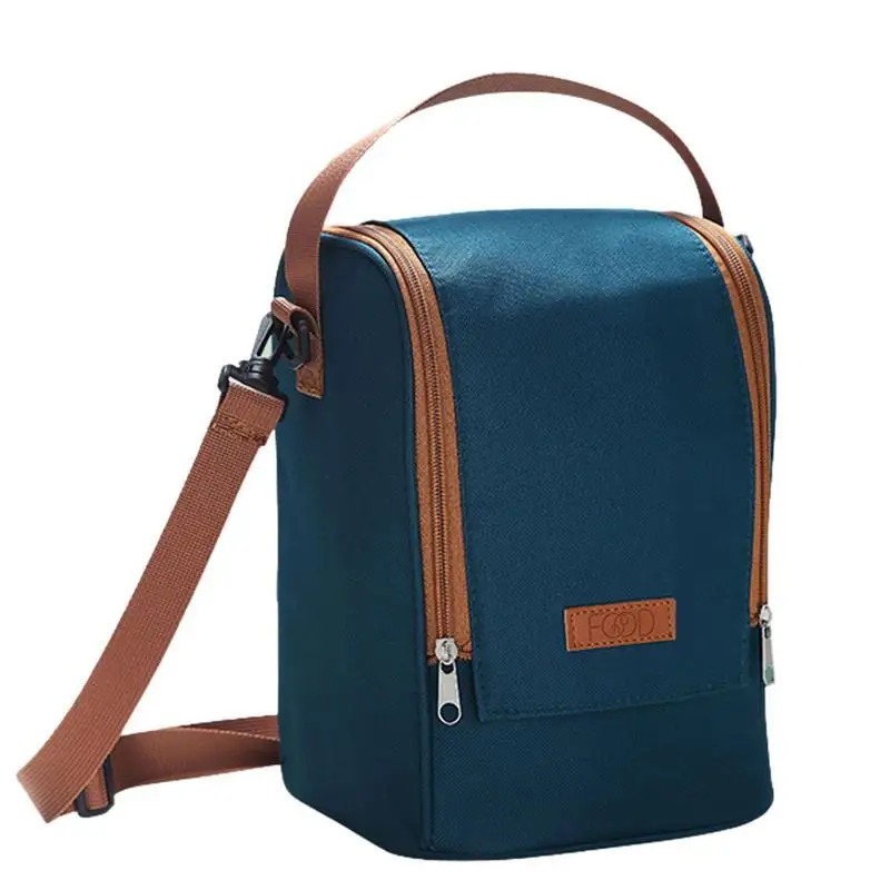 

Insulated Lunch Bag Reusable Lunch Tote Bag Leakproof Pouch Portable Bento Box Shoulder Bag For Men Women Office Workers