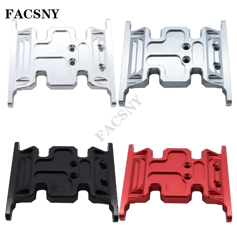 

Anodized Aluminum Skid Plate Transmission Mount Gearbox Base for 1/10 RC Crawler SCX10 90047 90022 90028 Upgrade Parts