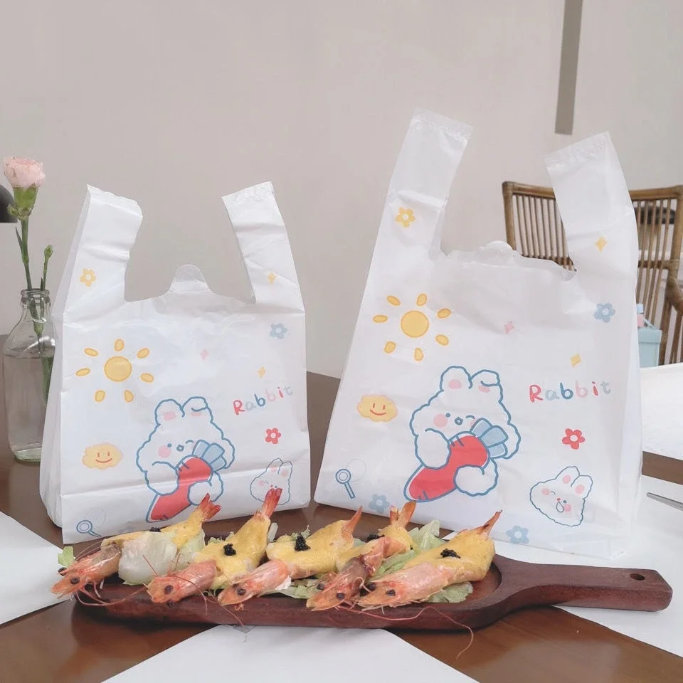 Пластиковая большая сумка сэндвич жареная курица упаковочная для хранения