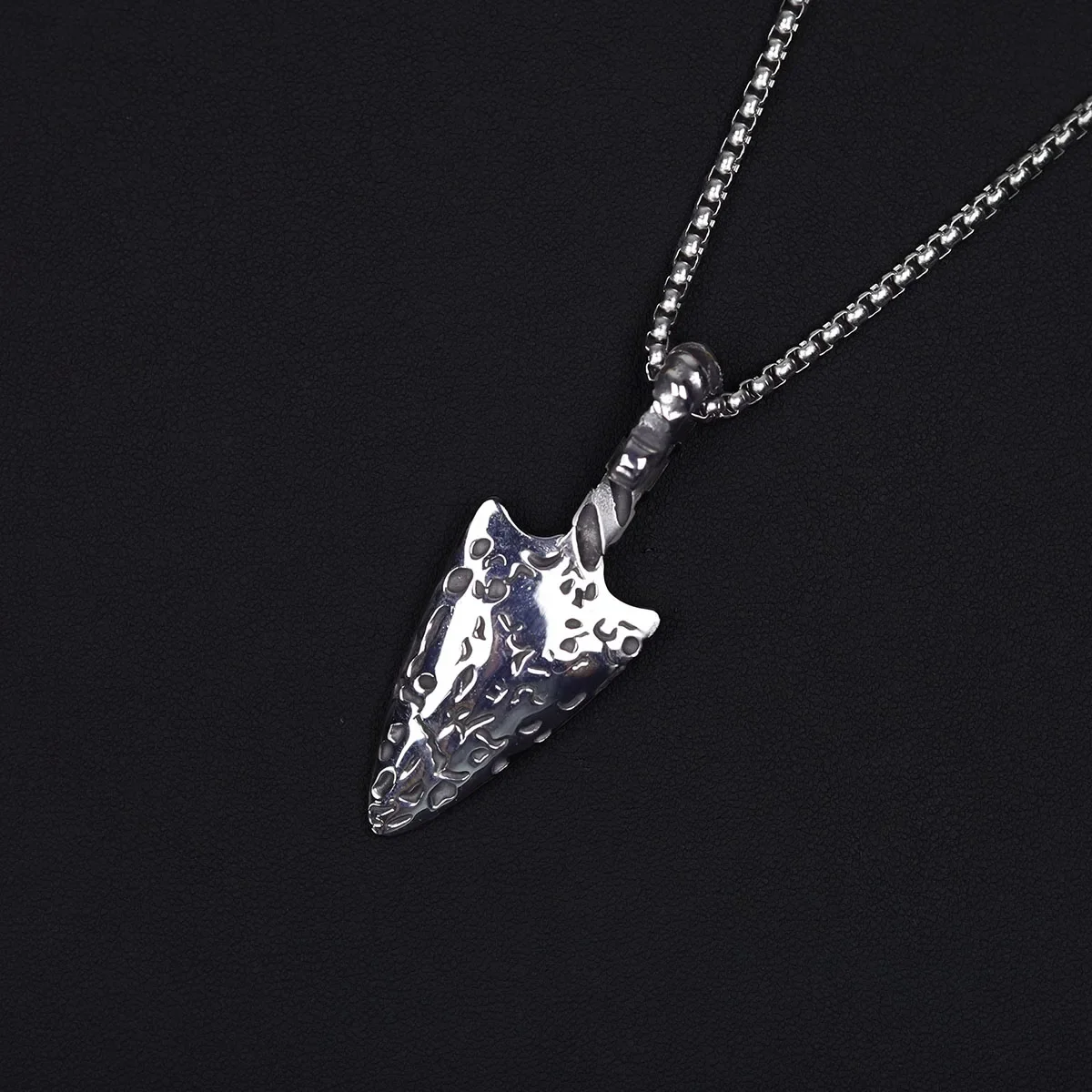 Новое ретро ожерелье с щитом архангела для подарка из нержавеющей стали кулон