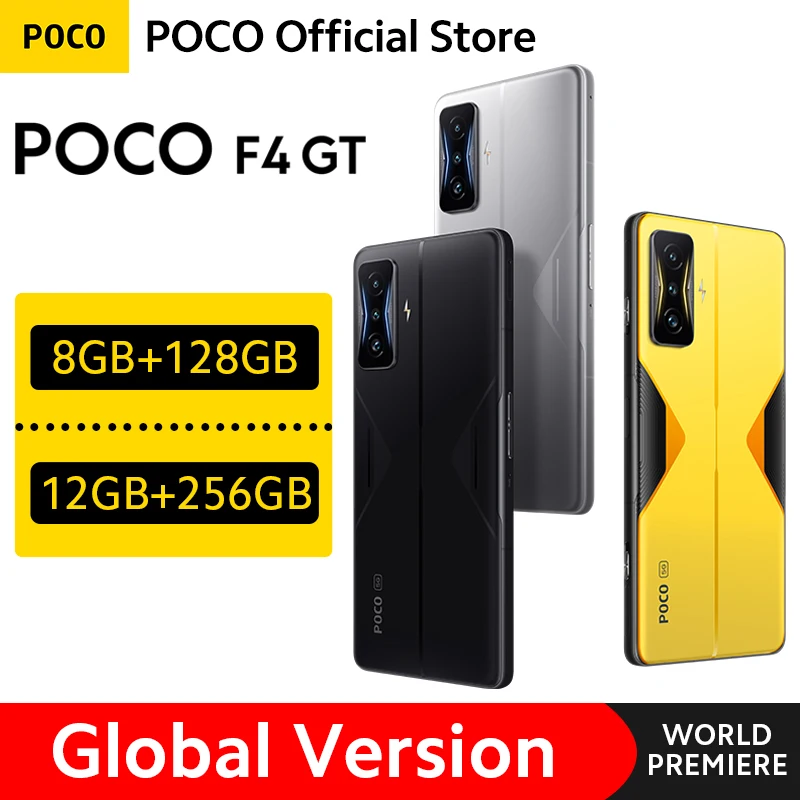 [World Premiere] POCO F4 GT 5G Mobile phone 128GB / 256GB Snapdragon 8 Gen 1 pop-up triggers 120W Hyper Charge 120Hz AMOLED NFC