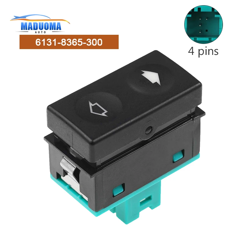 

New Power window single switch 6131-8365-300 61318365300 For BMW E36 318i 318is 325i 328i M3 Z3