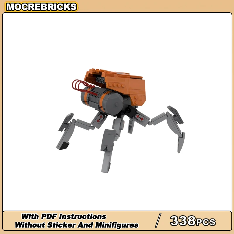 Фото Технический конструктор MOC: Механический монстр глубоководных морских глубин, модель тяжелого робота-монстра, премиум-класс, для взрослых, 2100 деталей №5