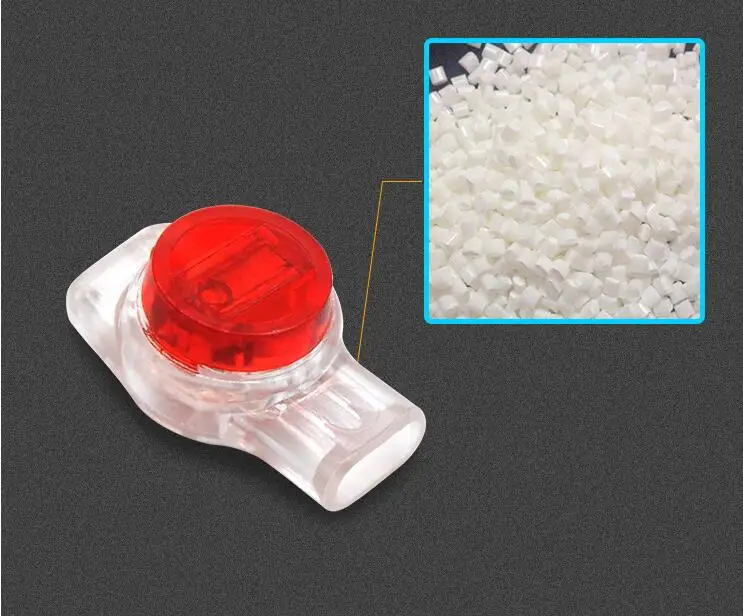 100 pcs Original UY K3 Three-wire multiplexed three-core fast Connect wiring telephone network cable crimping quick connector