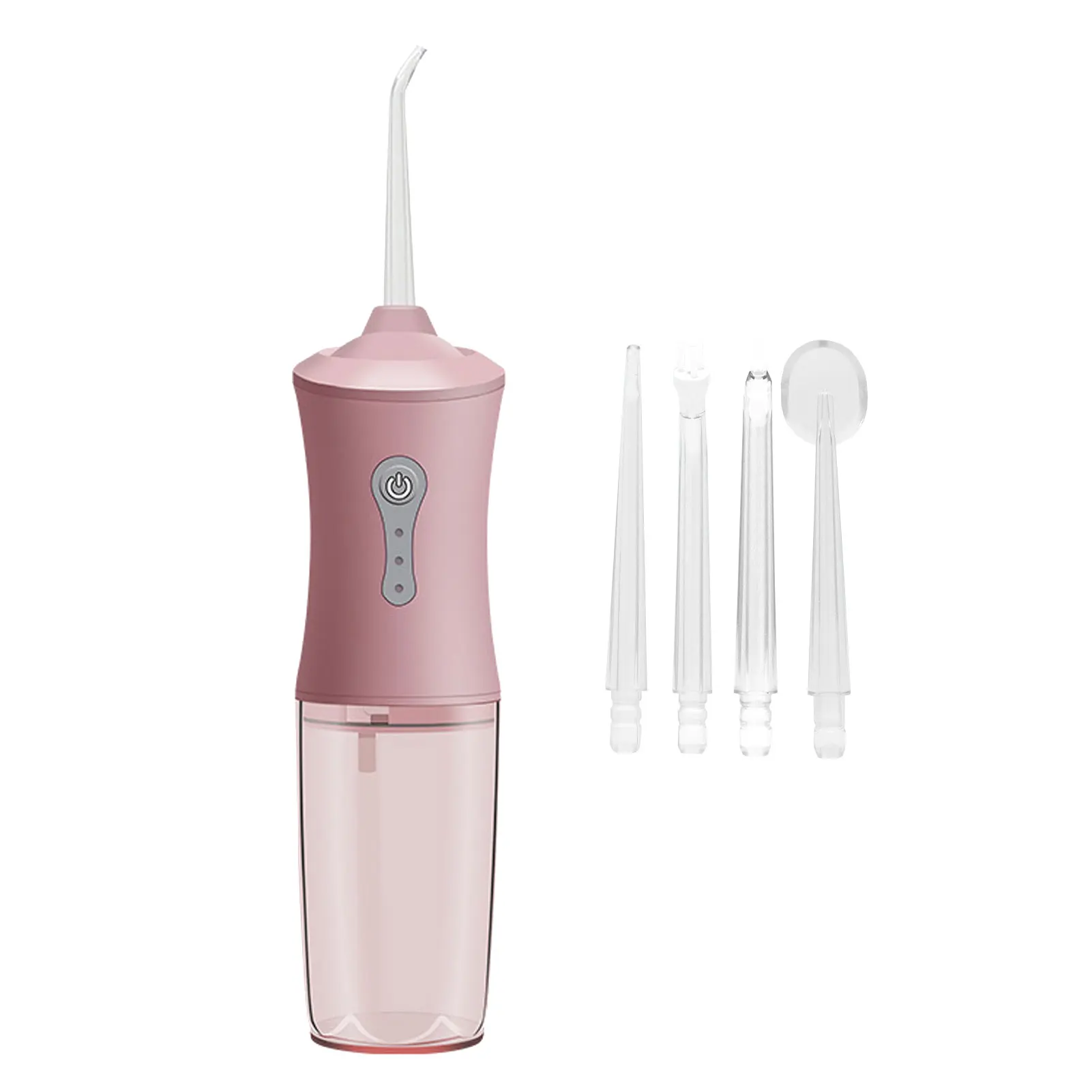 

3-speed 4 Clean Nozzle Portable Oral Flosser USB Rechargeable High Pressure Water Flosser To Remove Dental Stains And Calculus