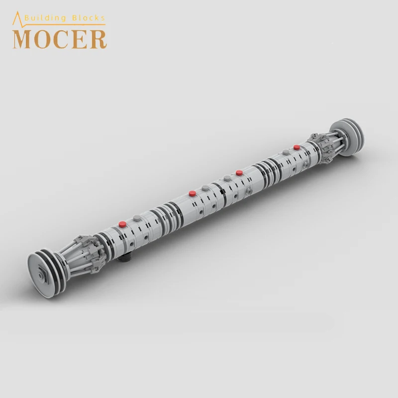 Фото MOCER MOC фигурки героев фильма, боевое оружие, световой меч, набор для шитья, лазерный меч, модель, строительные блоки, игрушки для детей, рождественский подарок №1