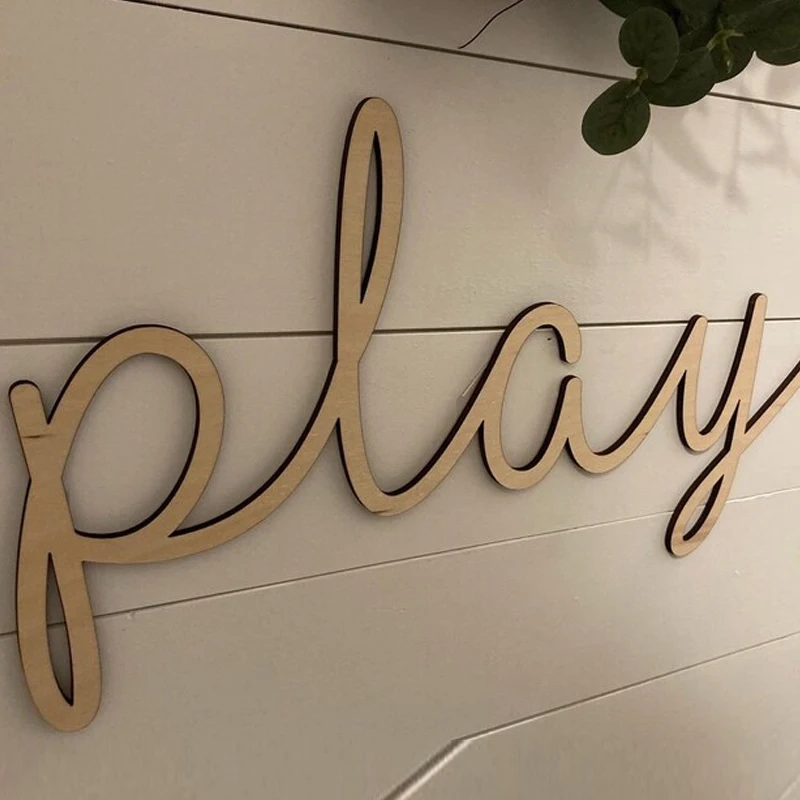 Пользовательская игра на весь день с деревянной надписью вывеска для игровой