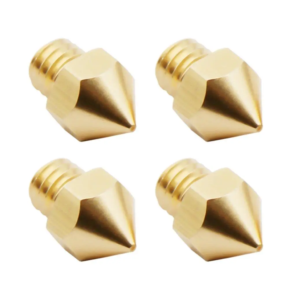 

1PCS Nozzle Brass Thread 0.2MM/0.3MM/0.4MM For MK8 Extruder Hotend 1.75MM Filament For 3D Printer Parts