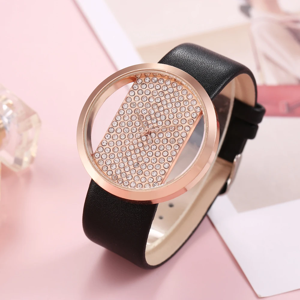 Dropshipping 2022 Best Selling Products Fashion Rhinestone Quartz Watch Women Luxury Brand reloj mujer montre femme 시계 lady Saat