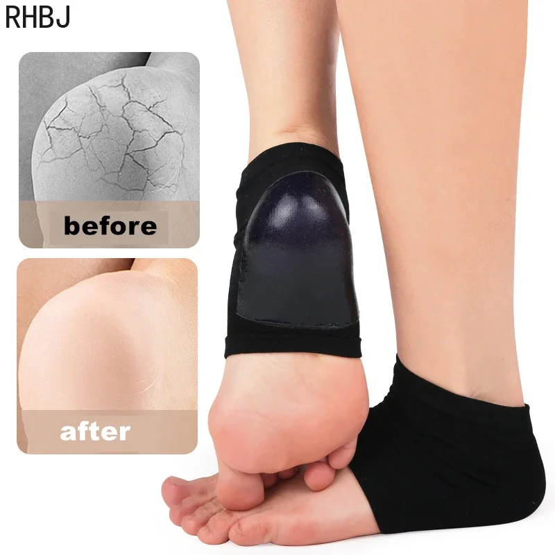 

Силиконовая подушка для защиты пятки от трещин и боли в стопах, подушка для восстановления кожи, предотвращает пилинг, смягчение мозолей, инструменты для ухода за ногами