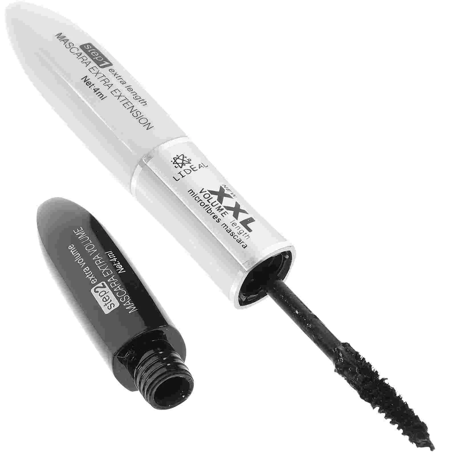 

1pc Mascara Lengthening 4D Sweatproof Thickening Lengthening Voluminous Mascara Sweatproof Double- end Waterproof Makeup