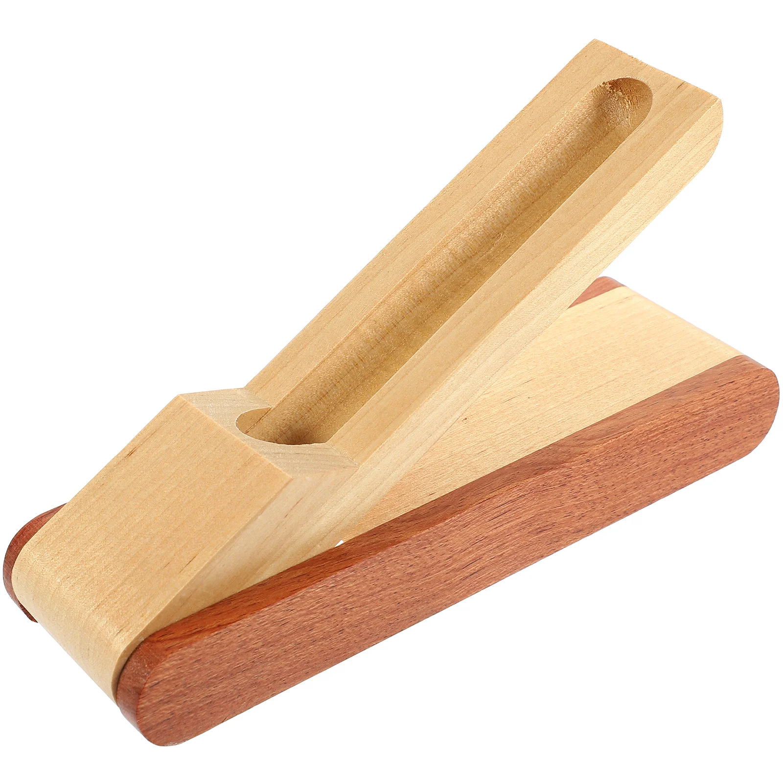 

Pens + Case Display Holder Wooden Single Presentation Portable Organizer Empty Container