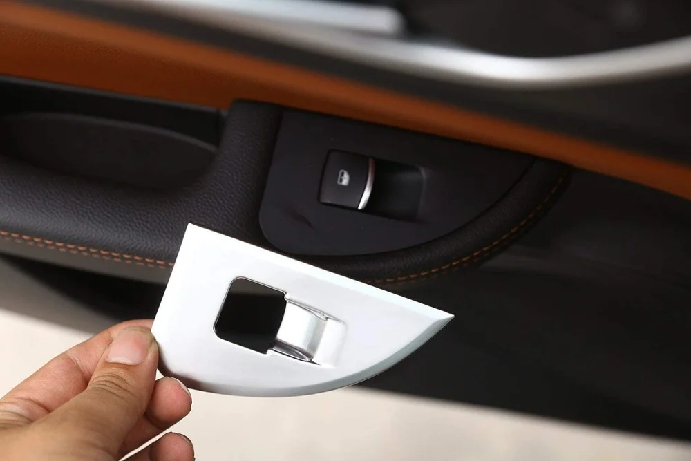 

For Alfa Romeo Giulia 2017 Left Drive ABS Window Lift Switch Button Cover Trim