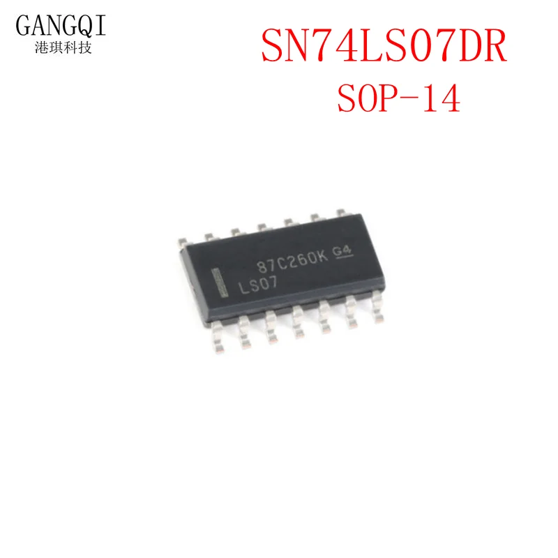 

10 шт. 74LS07 SOP14 74LS07D SOP-14 SN74LS07DR SOP 74LS07DR SOIC14 LS07 SOIC-14 SMD новый чипсет IC