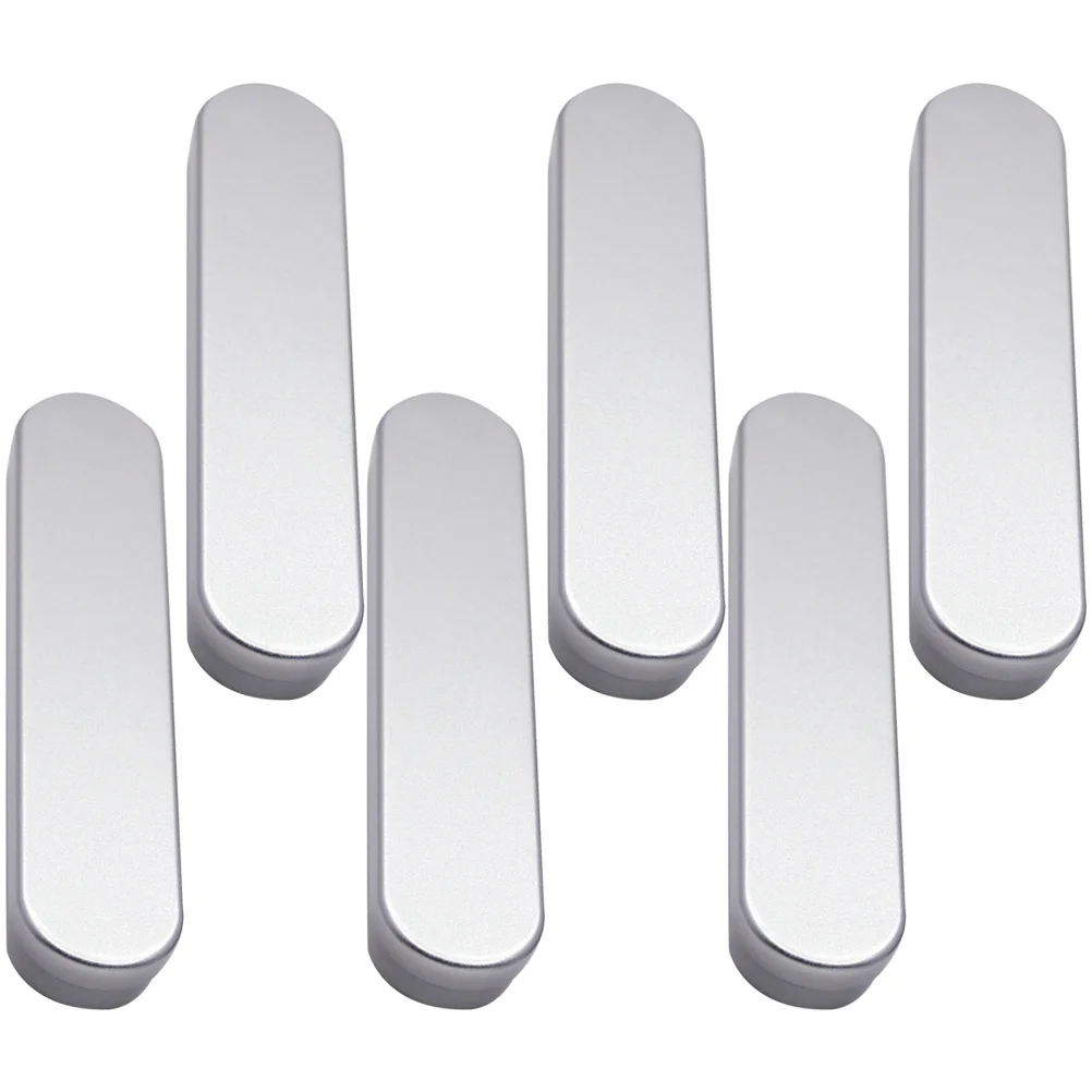 

6pcs Empty Home Tinplate Box Containers Storage Boxes Storage Containers Containers With Lid