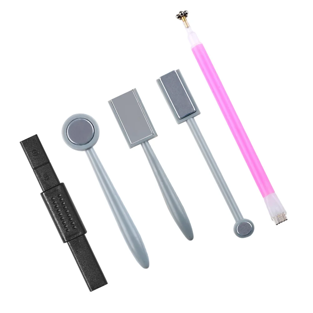 

Stick Eye Magnet Cat Nail Tool Nails 3D Pen Manicure Double Diy Plate Effect Head